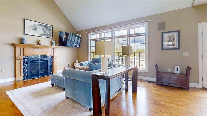 Fireplace, Interior, Living room, Wood Texture Flooring
