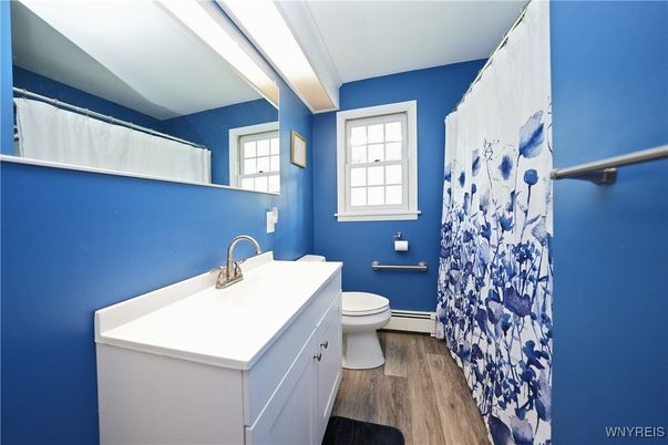 Bathroom, Interior, Wood Texture Flooring