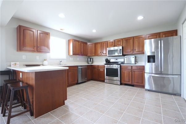 Interior, Kitchen, Recessed Lighting, Stainless Steel Appliances