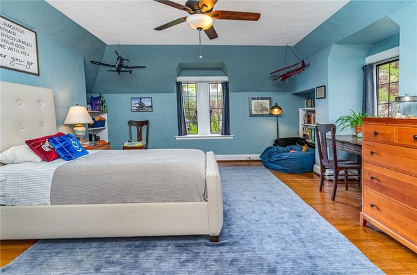 Bedroom, Interior, Wood Texture Flooring