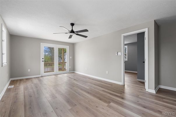 Empty room, Interior, Wood Texture Flooring