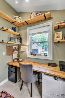 Home Office, Interior, Recessed Lighting