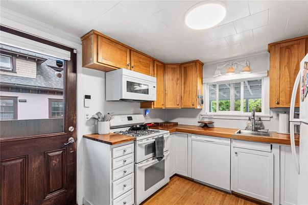 Interior, Kitchen, Wood Texture Flooring