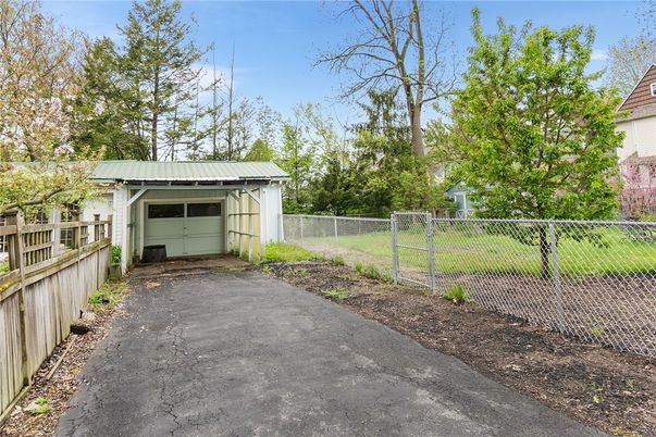Backyard, Detached Garage, Exterior