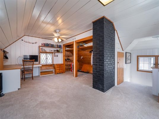Fireplace, Interior, Wooden Walls