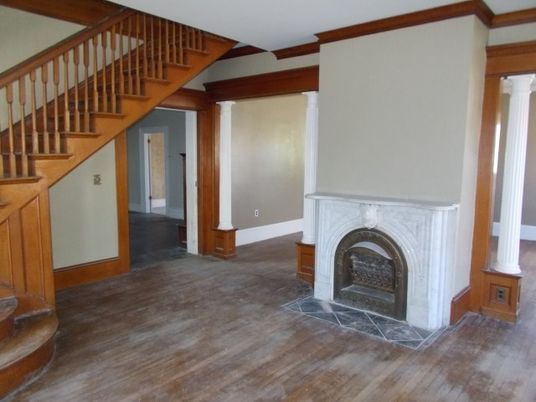 Fireplace, Interior, Wood Texture Flooring