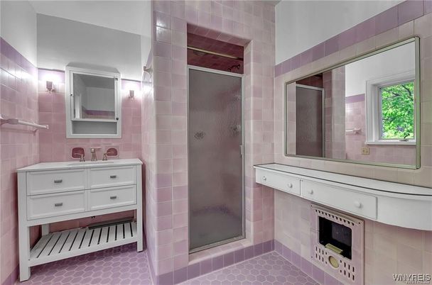 Bathroom, Glass Shower, Interior