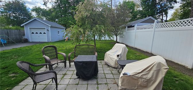 Backyard, Detached Garage, Exterior