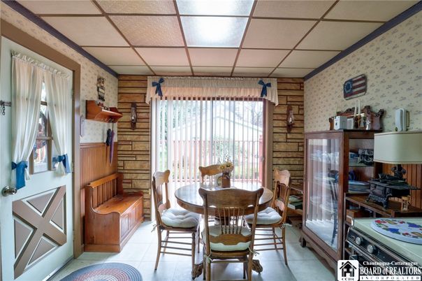 Dining room, Interior, Wooden Walls