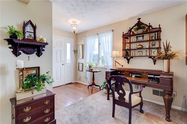 Home Office, Interior, Wood Texture Flooring