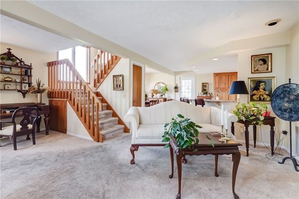 Interior, Living room, Recessed Lighting