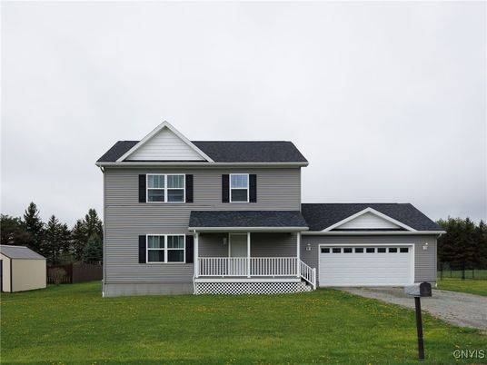 Attached, Backyard, Exterior, Facade, Farmhouse