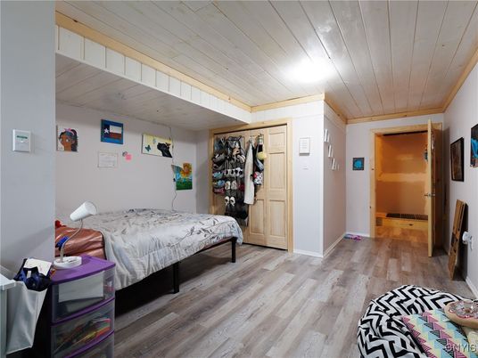 Bedroom, Interior, Wooden Ceilings, Wood Texture Flooring