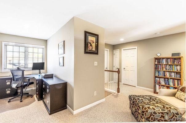 Home Office, Interior, Recessed Lighting