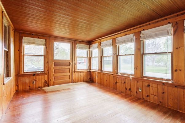 Empty room, Interior, Wooden Ceilings, Wood Texture Flooring, Wooden Walls