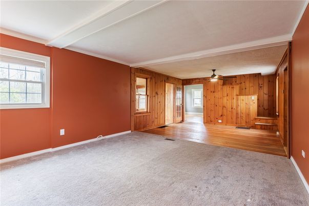 Empty room, Interior, Wood Texture Flooring, Wooden Walls