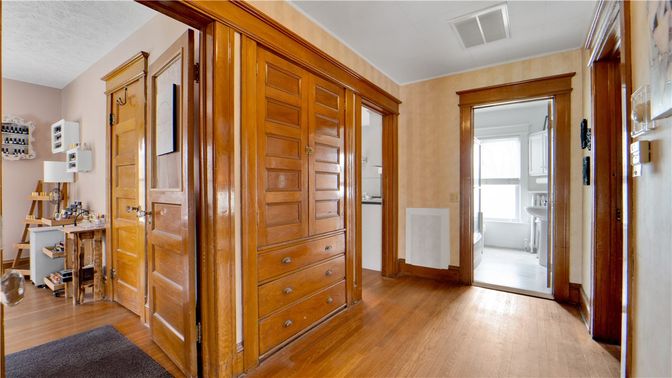 Bathroom, Interior, Wood Texture Flooring