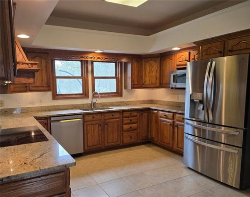 Interior, Kitchen, Recessed Lighting, Stainless Steel Appliances