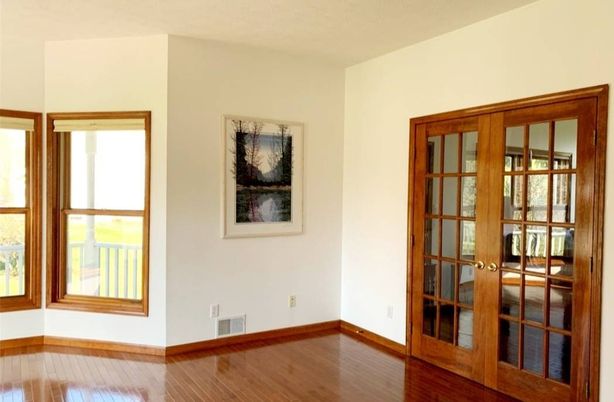 Empty room, Interior, Wood Texture Flooring