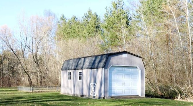 Backyard, Detached Garage, Exterior