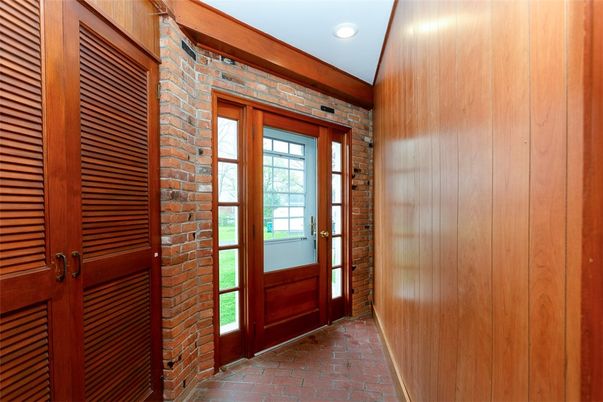 Interior, Recessed Lighting, Stone Walls, Wooden Walls
