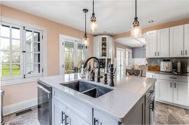 Interior, Kitchen, Pendant Lights, Recessed Lighting