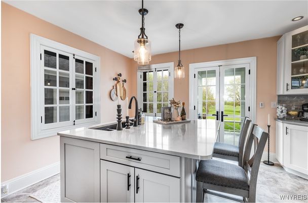 Interior, Kitchen, Pendant Lights, Recessed Lighting