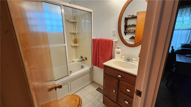 Bathroom, Glass Shower, Interior