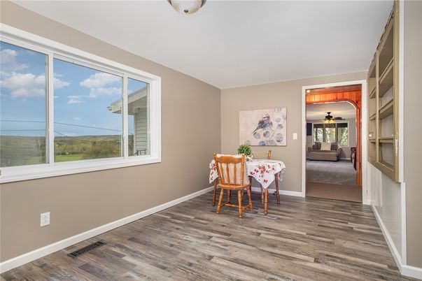 Dining room, Interior, Wood Texture Flooring