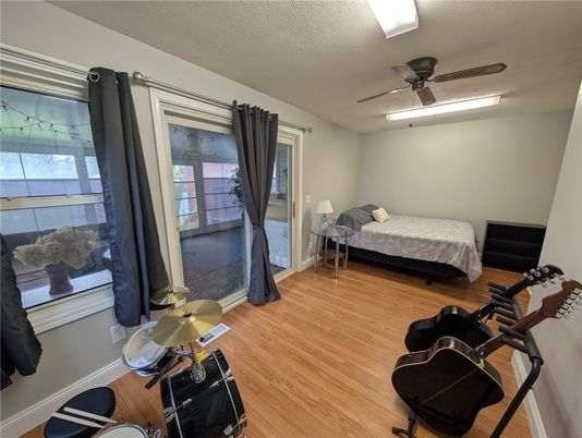 Bedroom, Interior, Wood Texture Flooring