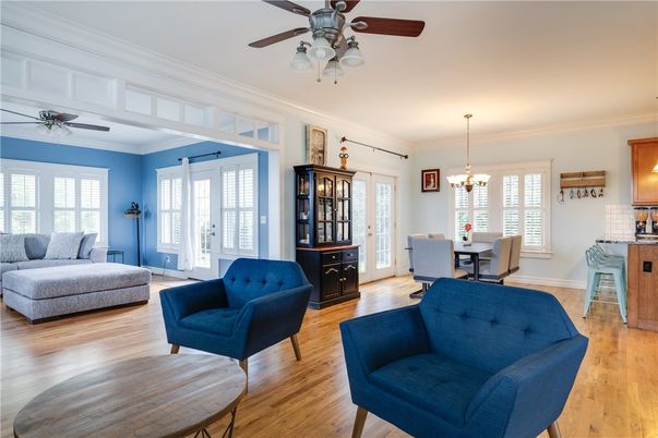 Chandelier, Dining room, Interior, Living room, Wood Texture Flooring
