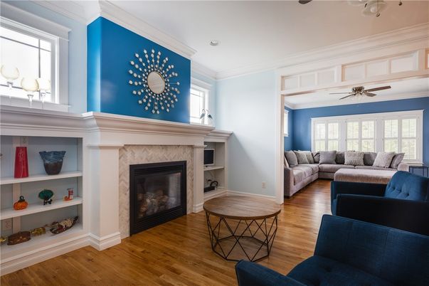 Fireplace, Interior, Living room, Wood Texture Flooring