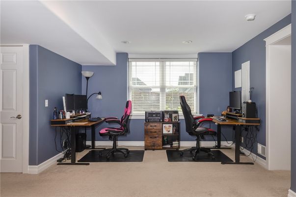 Home Office, Interior, Recessed Lighting