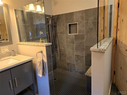 Bathroom, Glass Shower, Interior