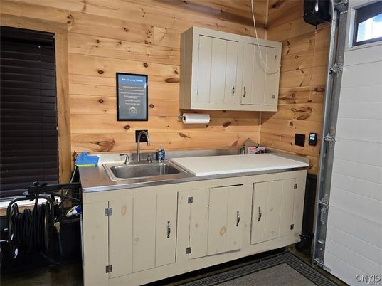 Interior, Washer, Wooden Walls