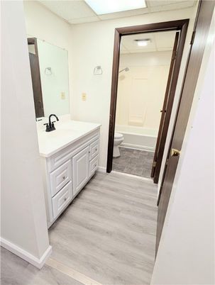 Bathroom, Interior, Wood Texture Flooring