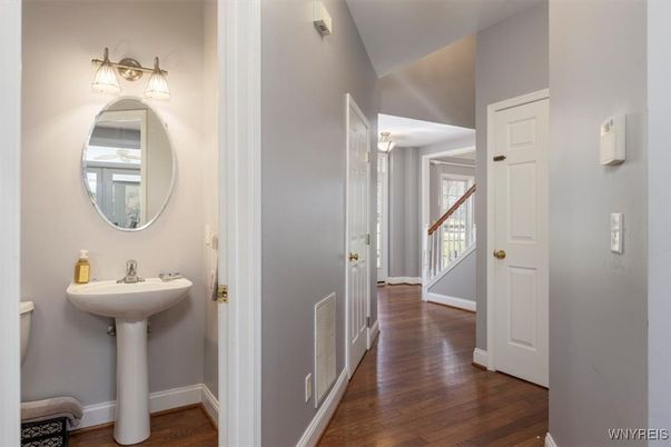 Bathroom, Interior, Wood Texture Flooring