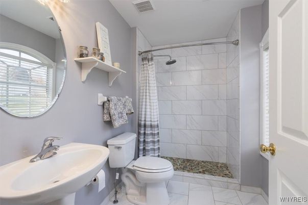 Bathroom, Interior, Marble, Marble Walls