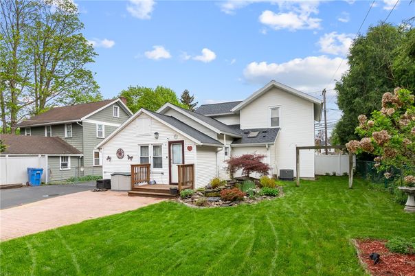 Attached, Backyard, Exterior, Facade, Farmhouse