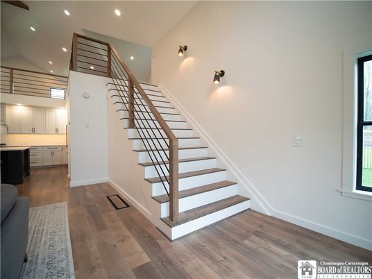 Interior, Recessed Lighting, Wood Texture Flooring