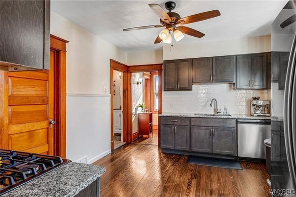 Interior, Kitchen, Wood Texture Flooring