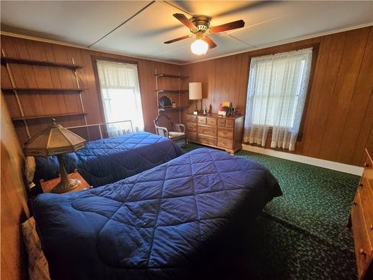 Bedroom, Interior, Wooden Walls