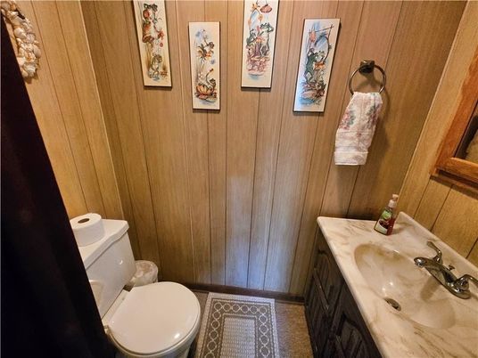 Bathroom, Interior, Wooden Walls
