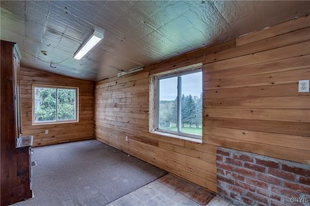 Empty room, Interior, Wooden Walls