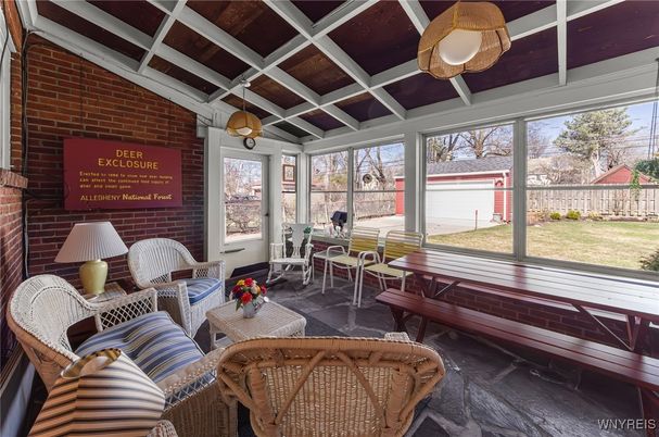 Interior, Living room, Stone Walls, Sun Room