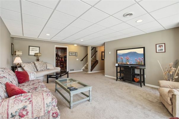 Interior, Living room, Recessed Lighting