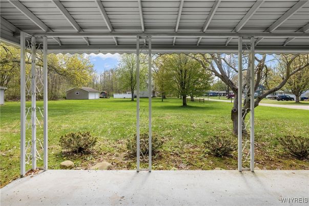 Backyard, Detached Garage, Exterior