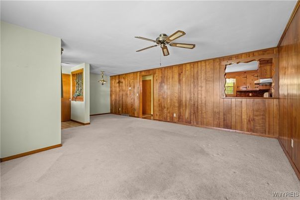 Empty room, Interior, Wooden Walls