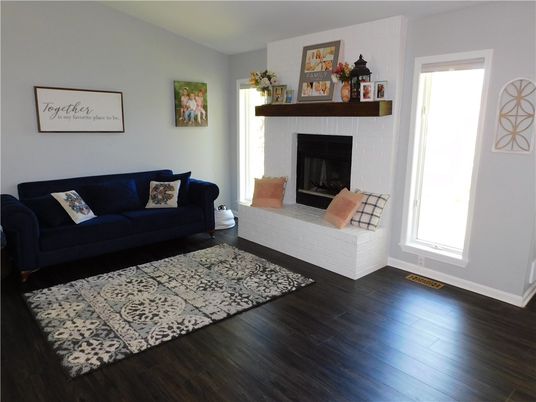 Fireplace, Interior, Living room, Wood Texture Flooring