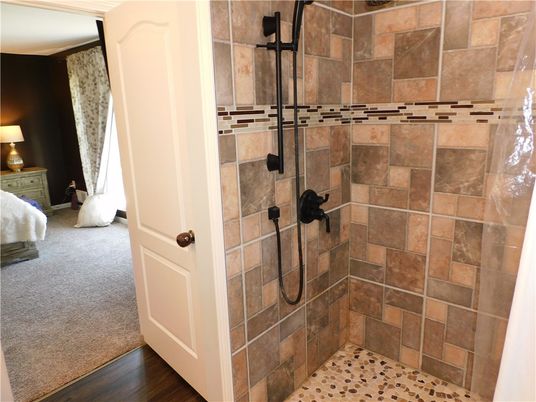 Bathroom, Interior, Wood Texture Flooring